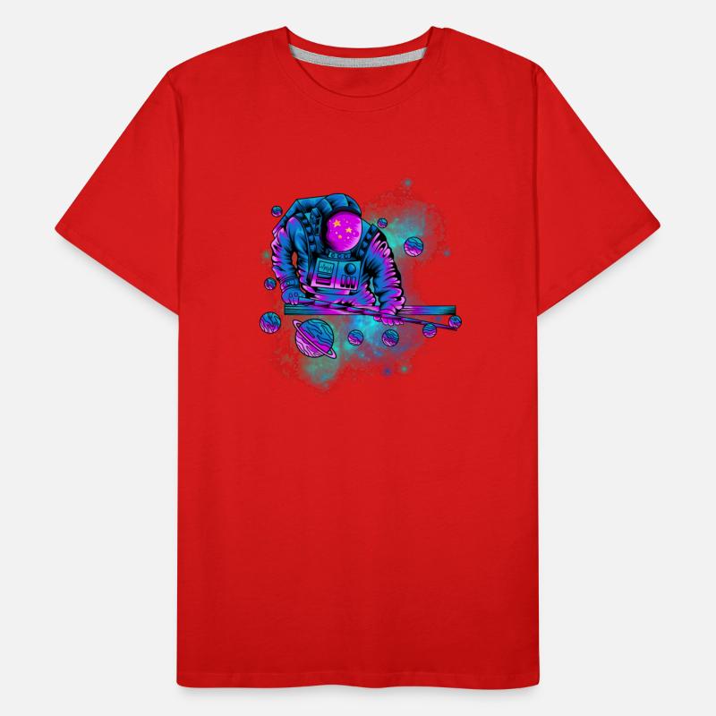 An astronaut playing in space cool design