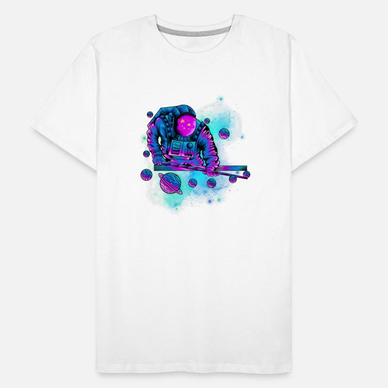 An astronaut playing in space cool design