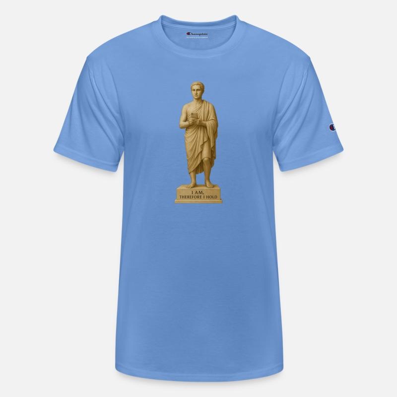 Ancient Philosopher with Smartphone Design