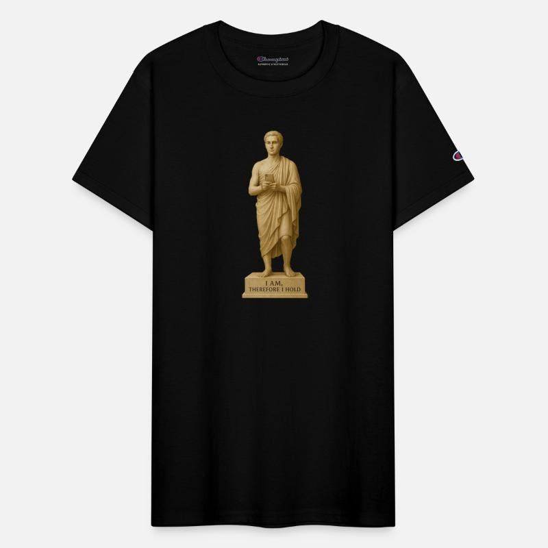 Ancient Philosopher with Smartphone Design