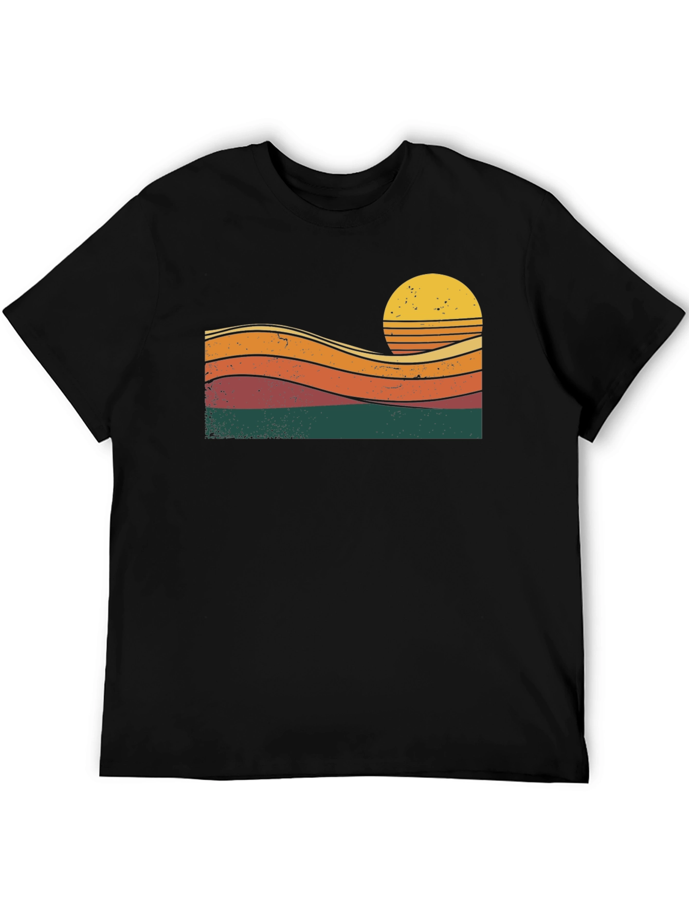 Retro Sunset Graphic T-Shirt
