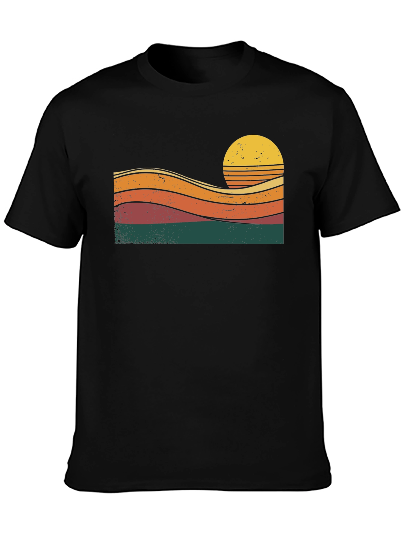 Retro Sunset Graphic T-Shirt
