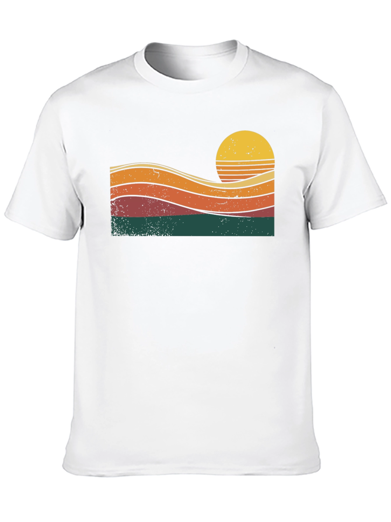 Retro Sunset Graphic T-Shirt