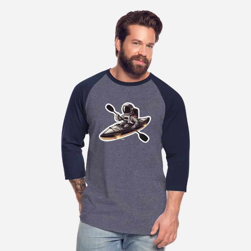 Astronaut Kayaker Boat Kayaking Paddling gift idea