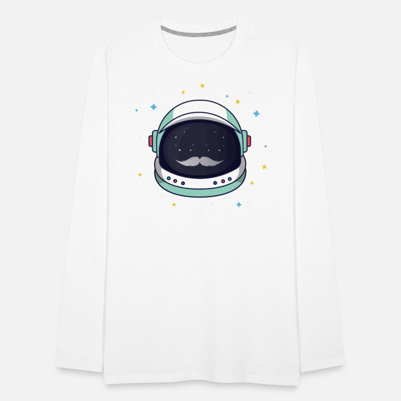 Astronaut Loves Mustache
