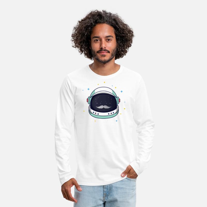 Astronaut Loves Mustache