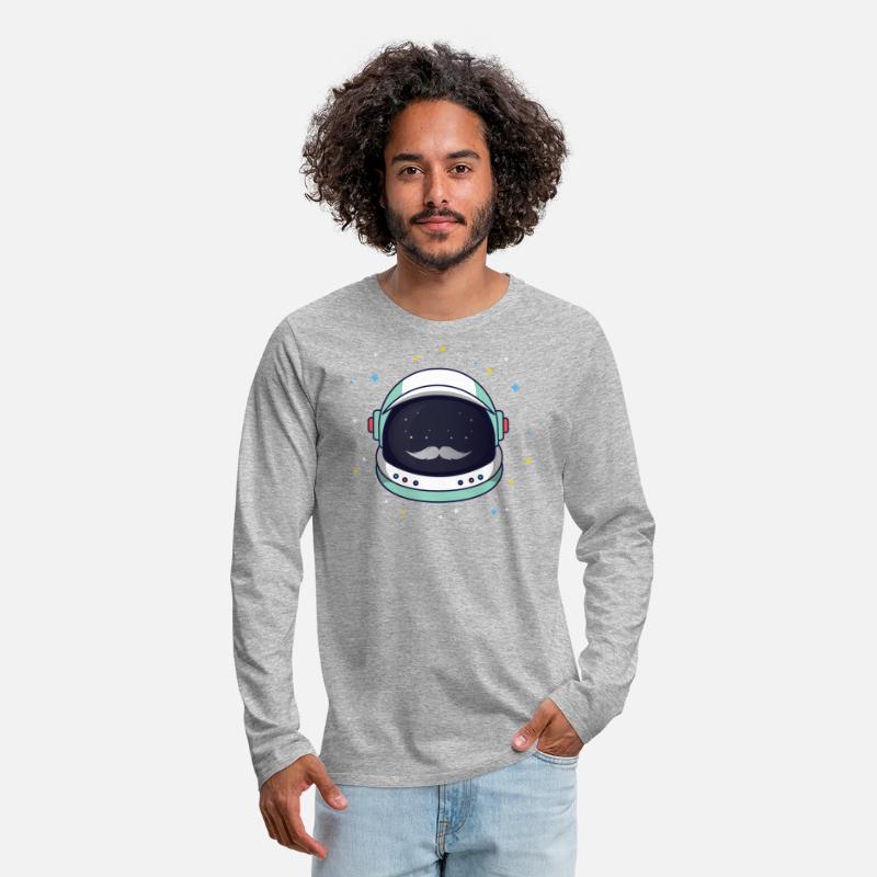 Astronaut Loves Mustache