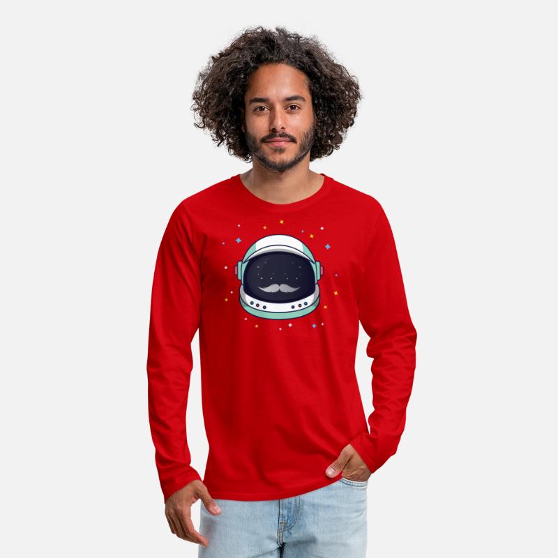 Astronaut Loves Mustache