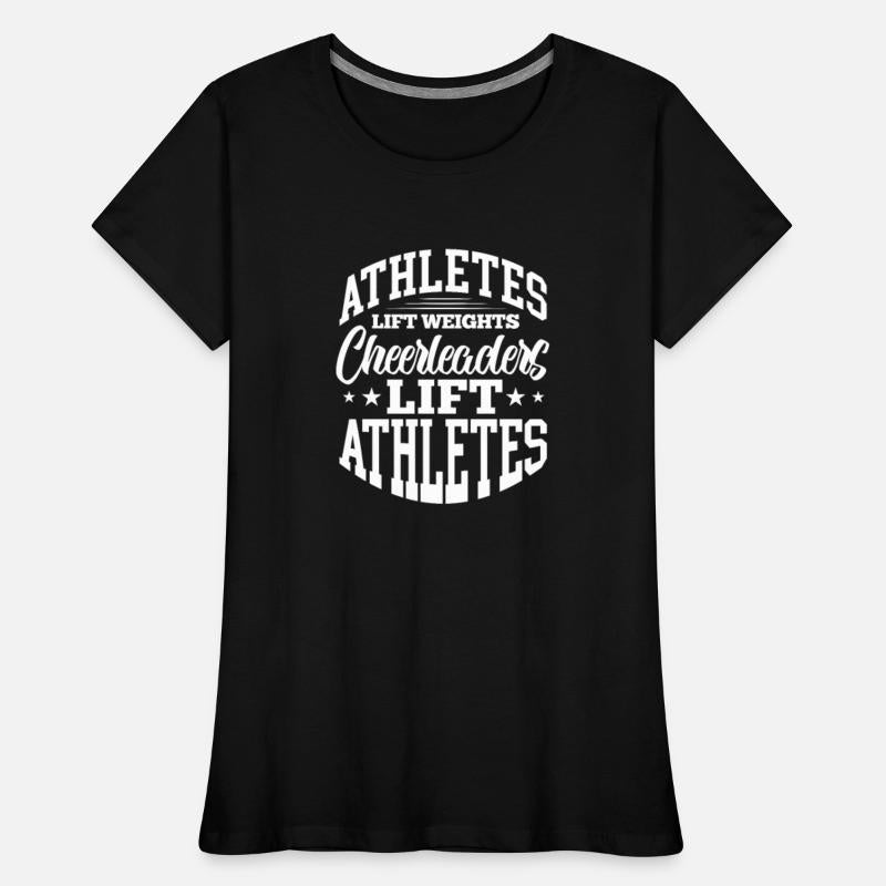 Athletes Lift Weights Cheerleaders Lift Athletes