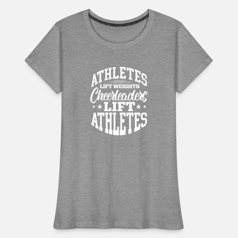 Athletes Lift Weights Cheerleaders Lift Athletes