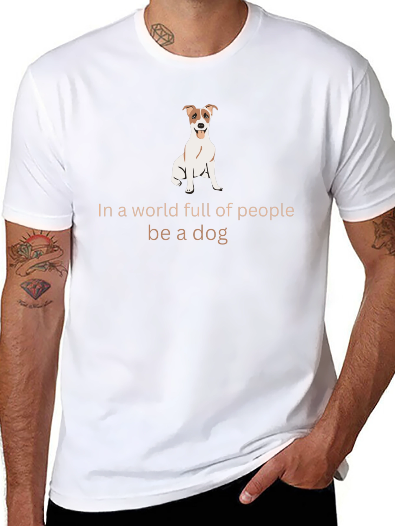 Be a Dog Graphic T-Shirt - Unisex