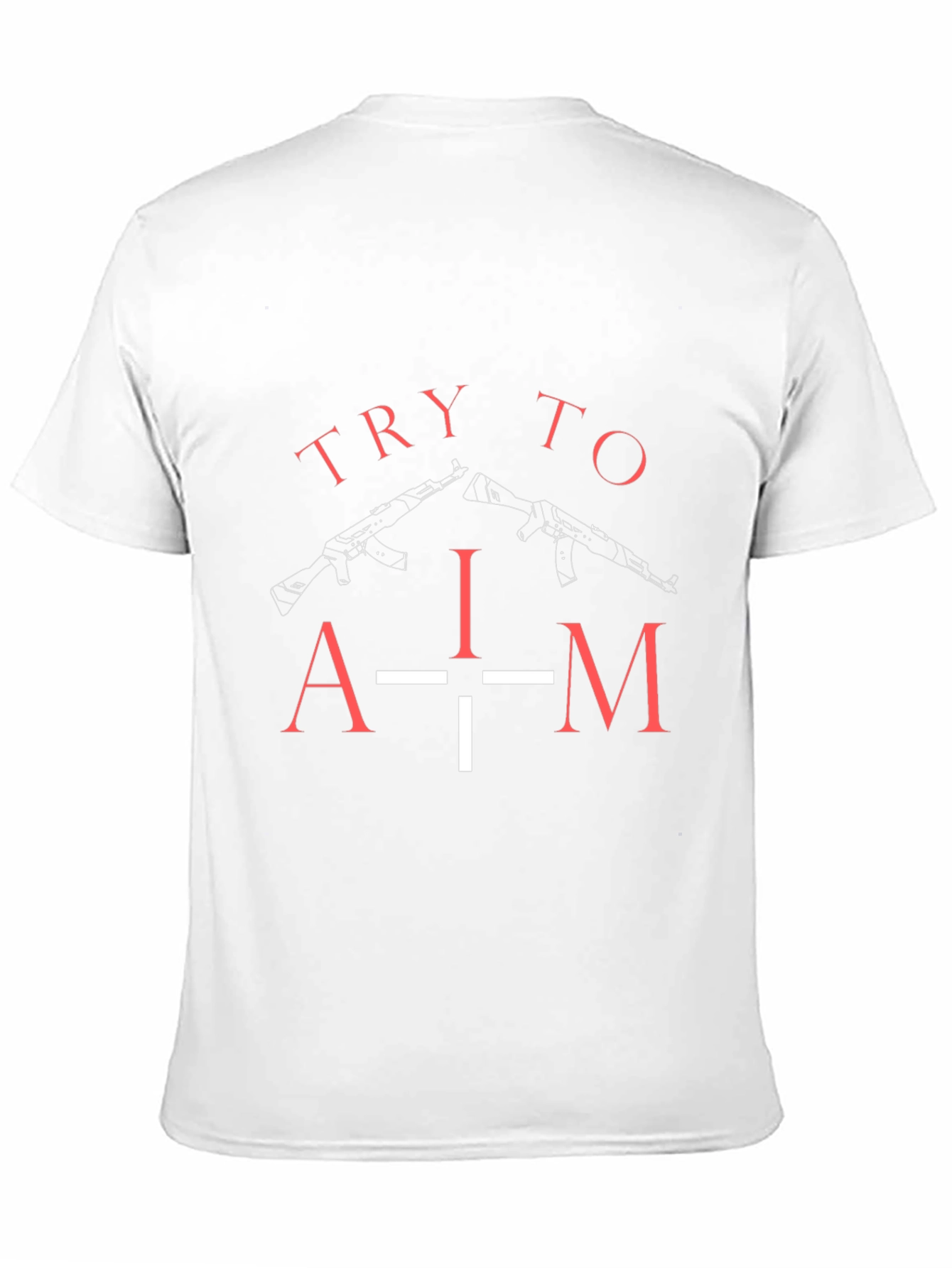 Try to Aim Graphic T-Shirt - Black