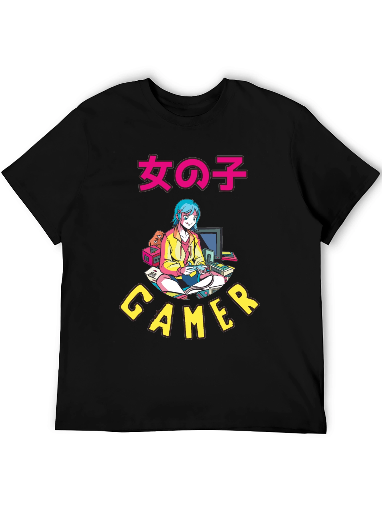 Anime Gamer Graphic T-Shirt