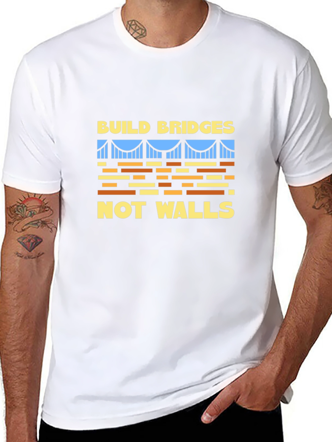 Build Bridges T-Shirt - Activist Tee
