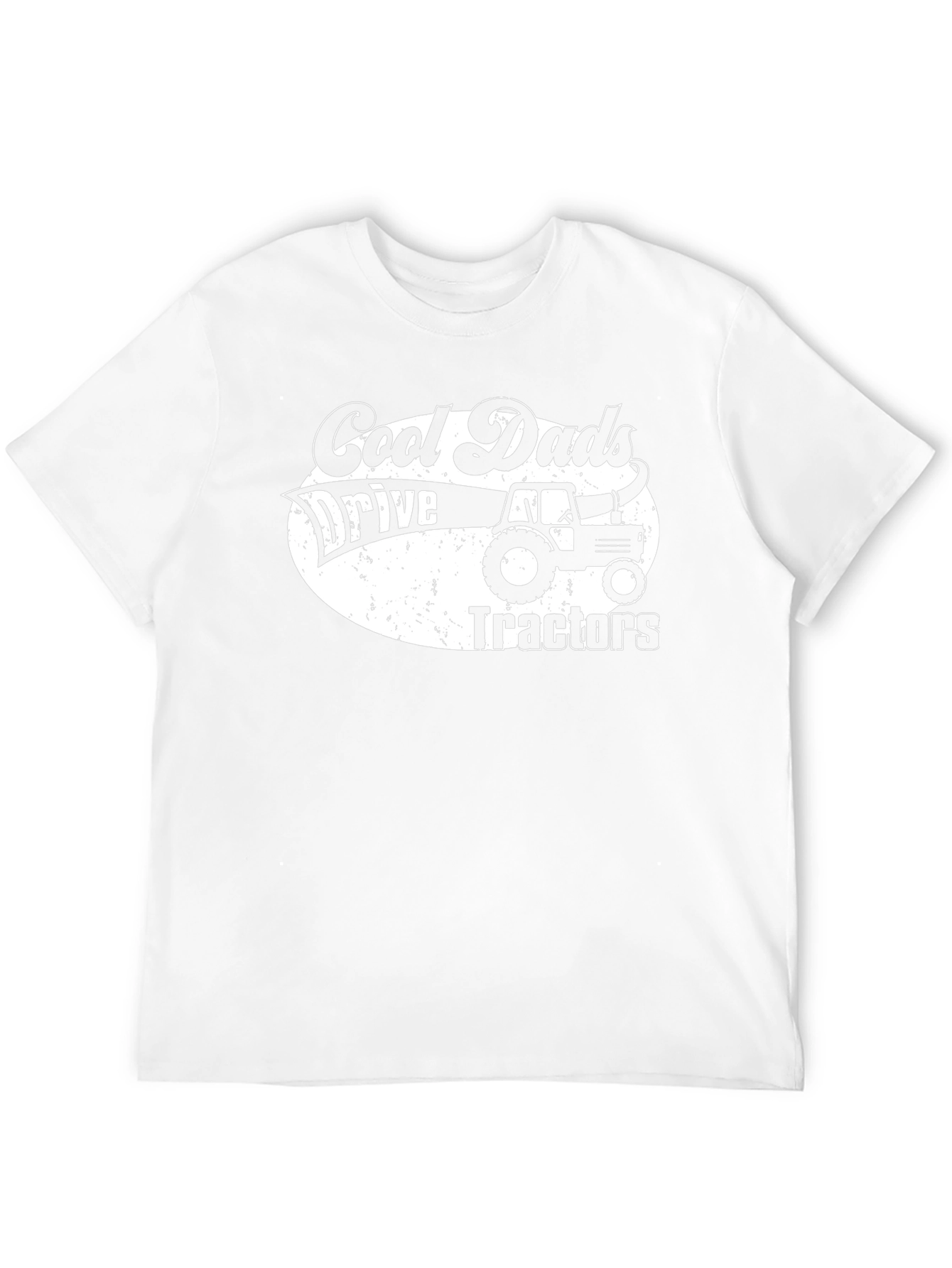 Cool Dads Tractor Graphic T-Shirt - Black