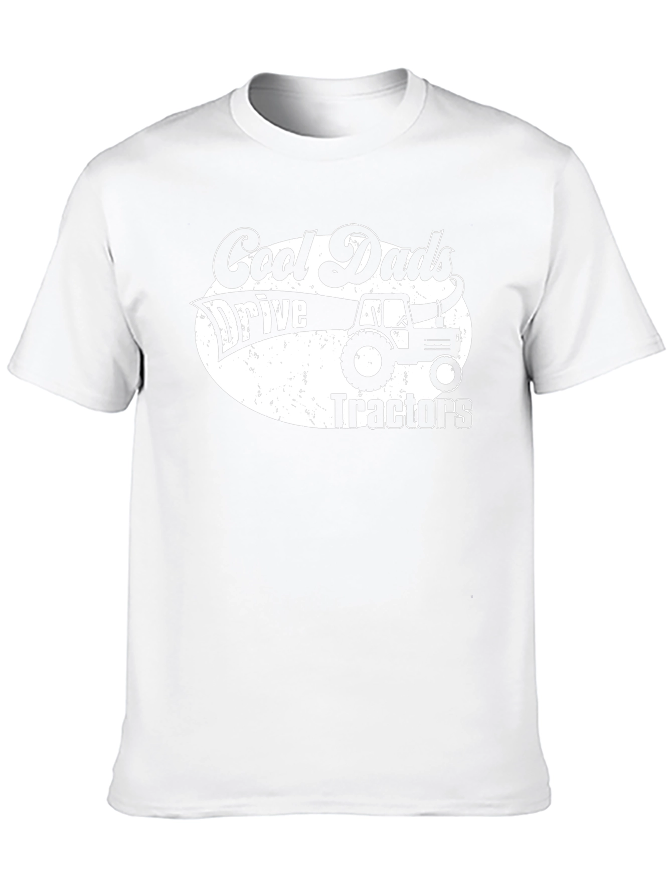 Cool Dads Tractor Graphic T-Shirt - Black