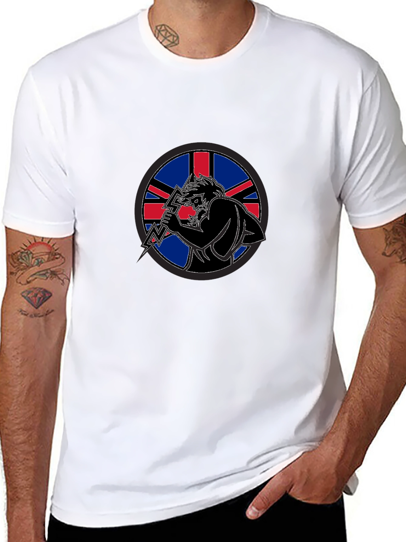 British Rocker Tee - Union Jack Design