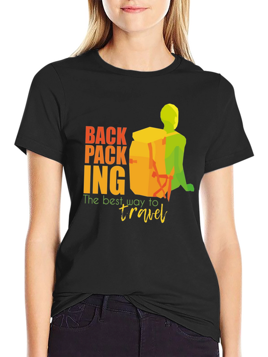 Backpacking T-Shirt - The Best Way to Travel Graphic Tee