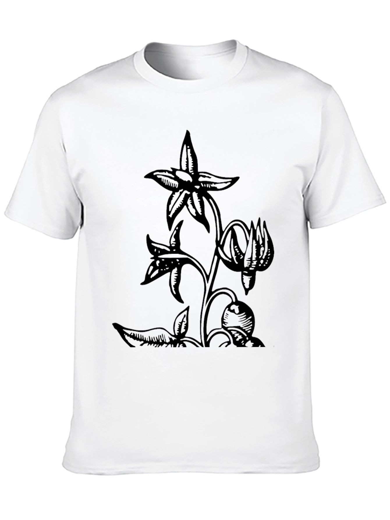 Botanical Black T-Shirt