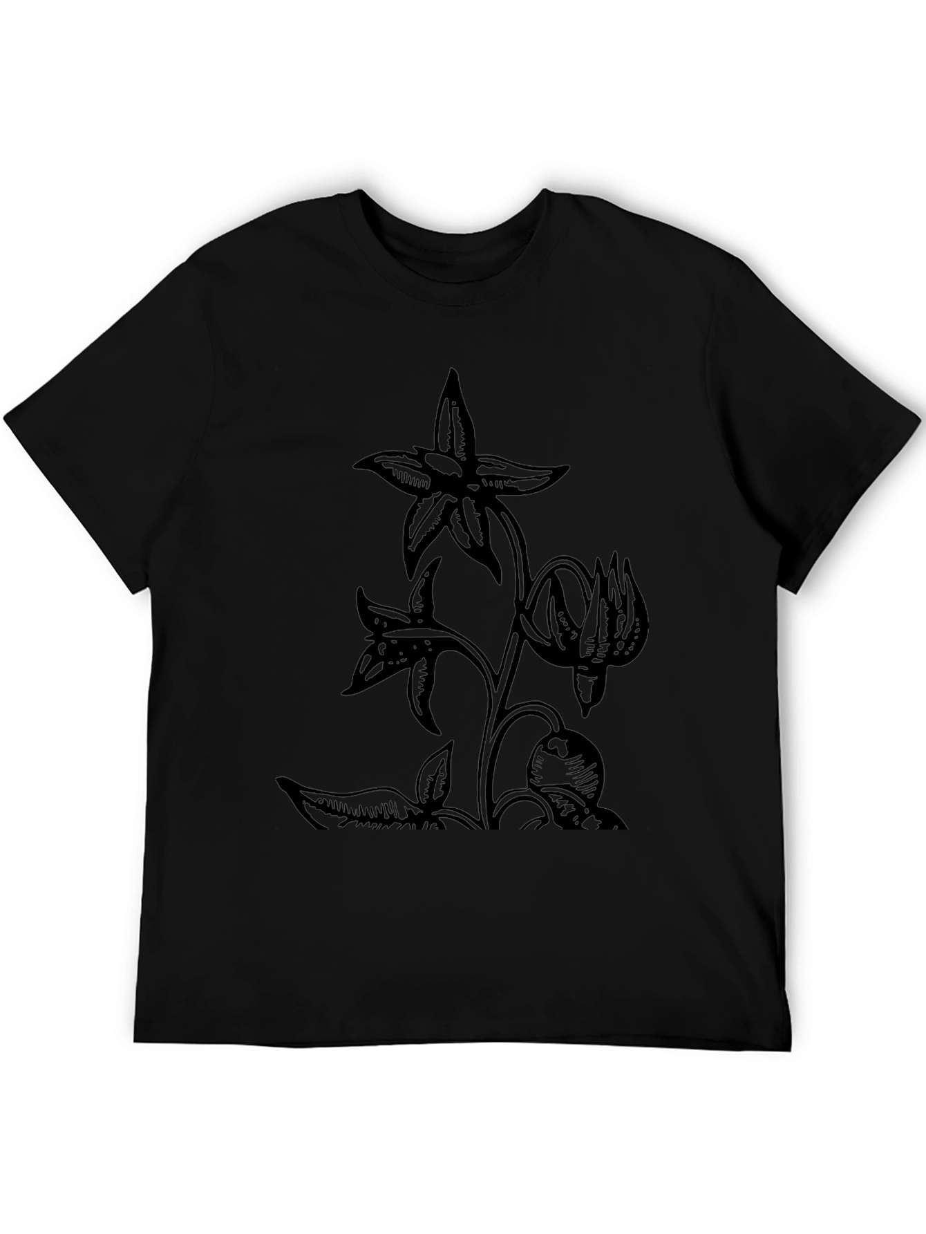 Botanical Black T-Shirt