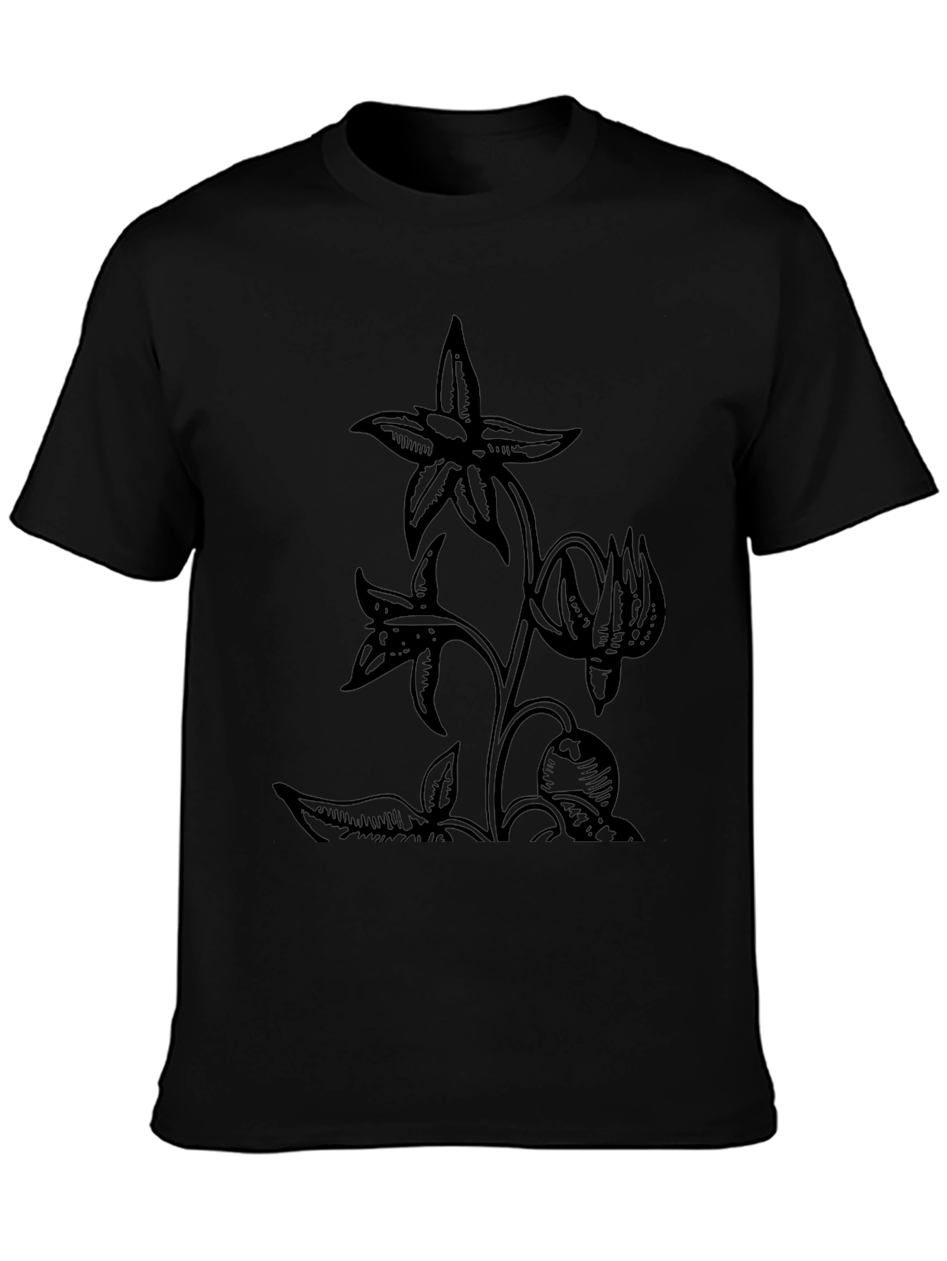 Botanical Black T-Shirt