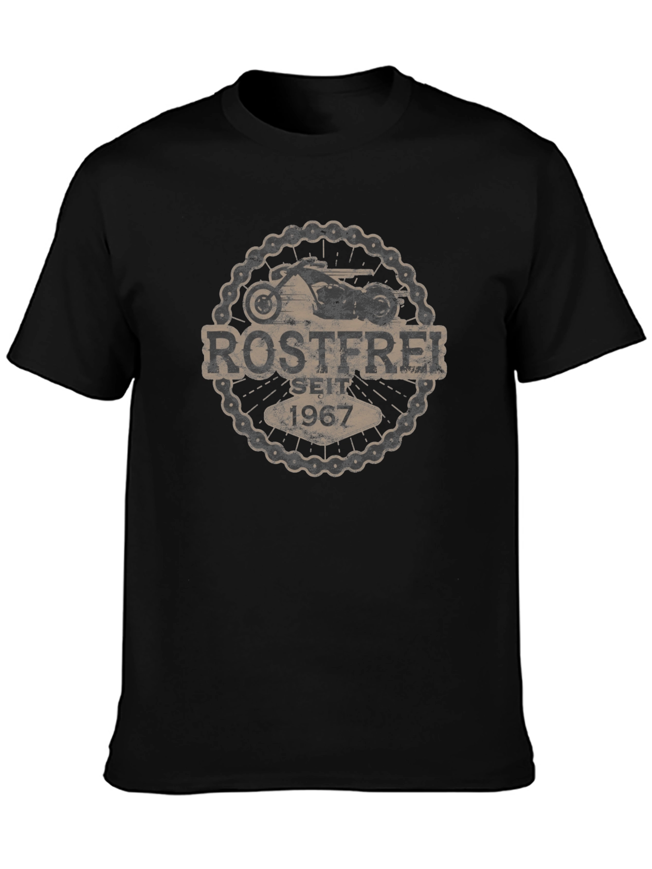 Rostfrei Motorcycle T-Shirt - Black