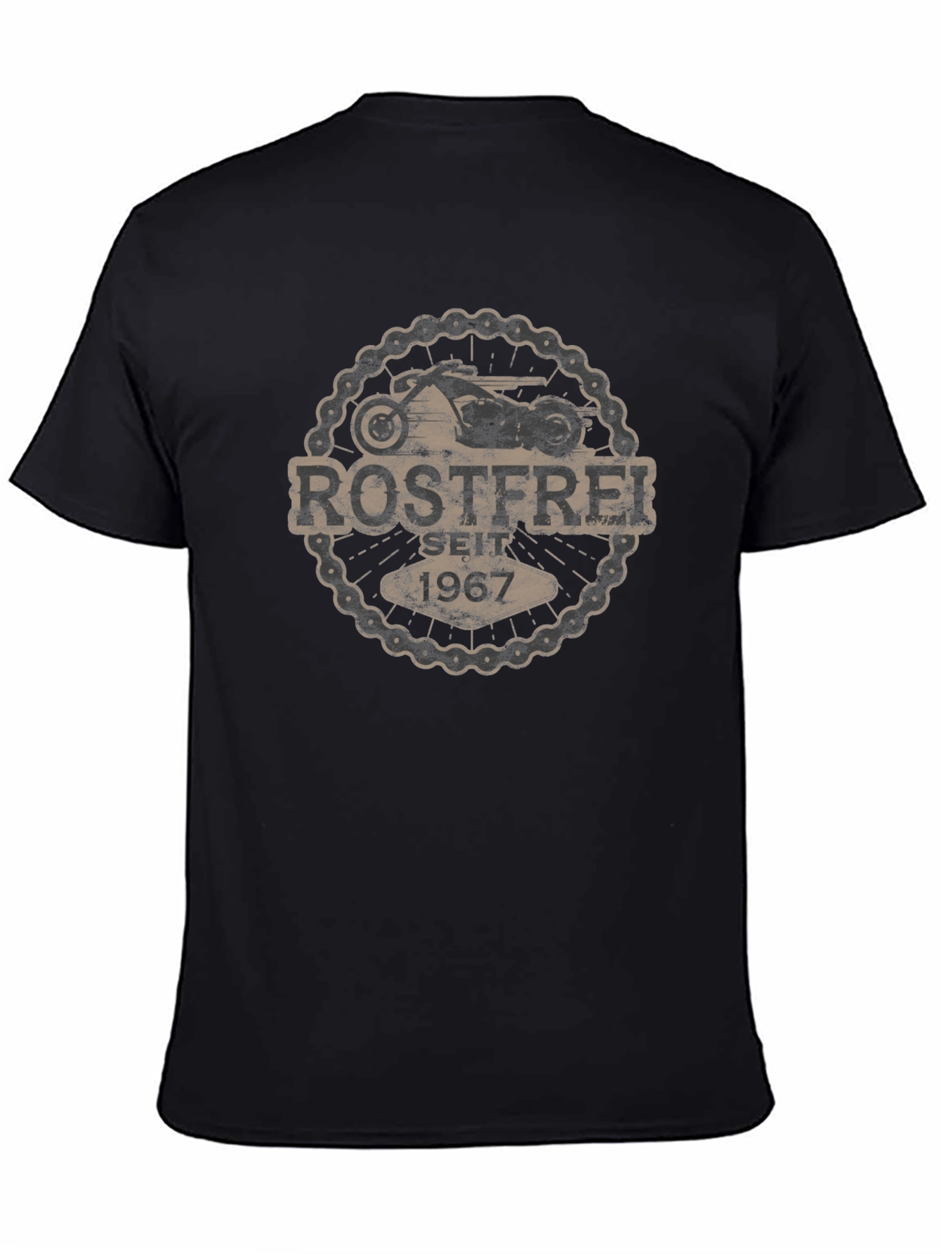 Rostfrei Motorcycle T-Shirt - Black