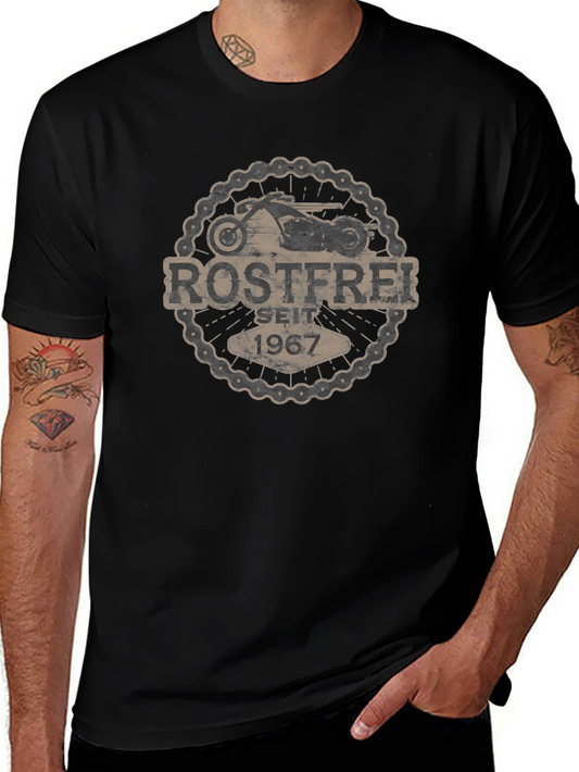 Rostfrei Motorcycle T-Shirt - Black