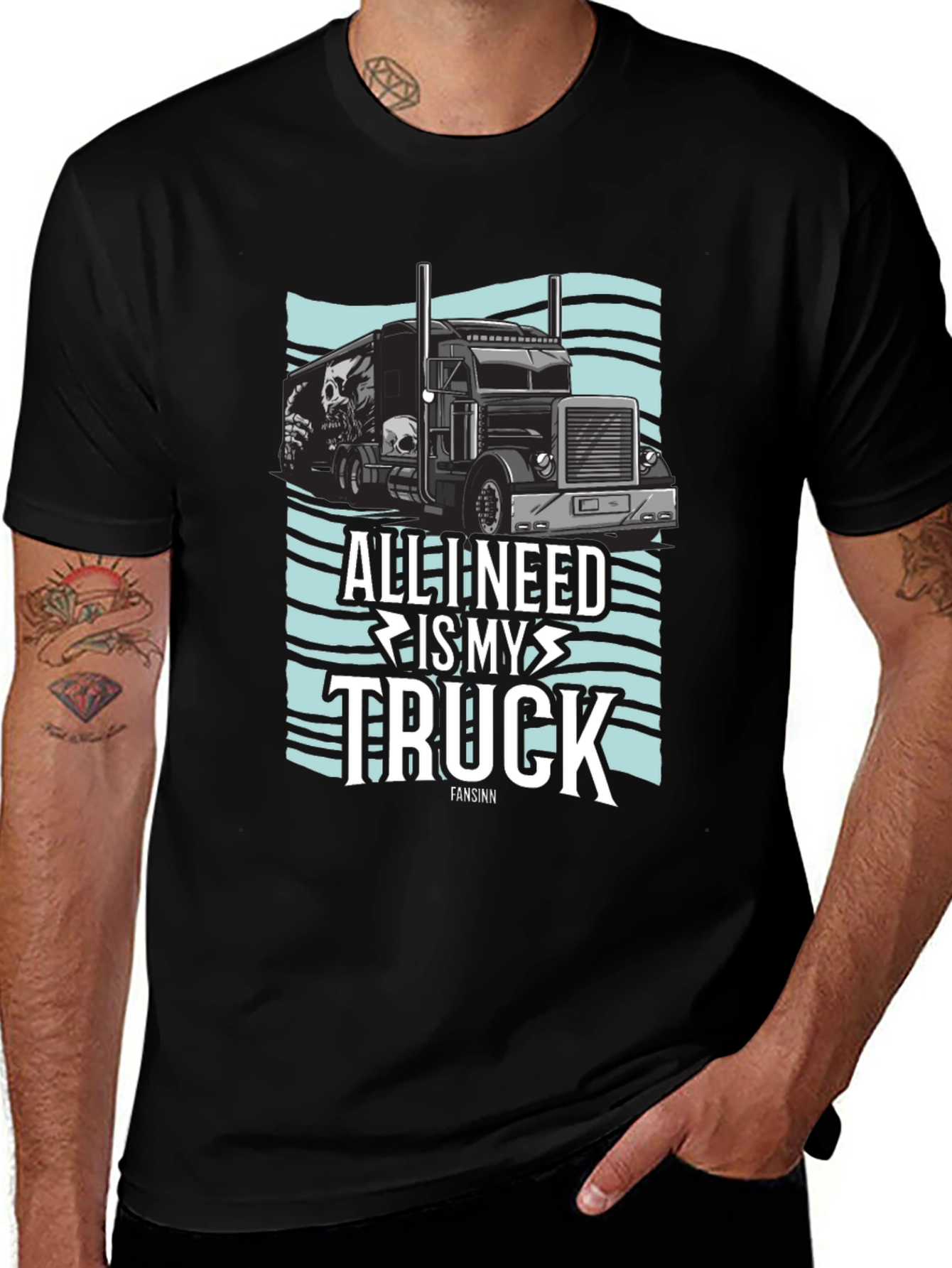 All I Need Is My Truck Graphic T-Shirt