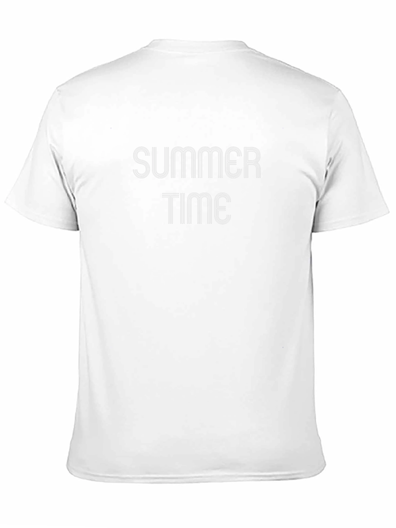 Summer Time Black T-Shirt - Stylish Mens Tee