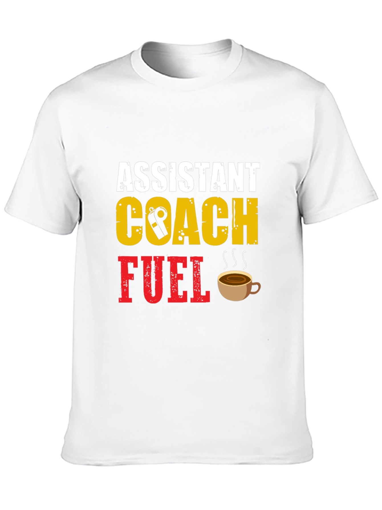 Assistant Coach Fuel T-Shirt - Black Cotton Blend Tee