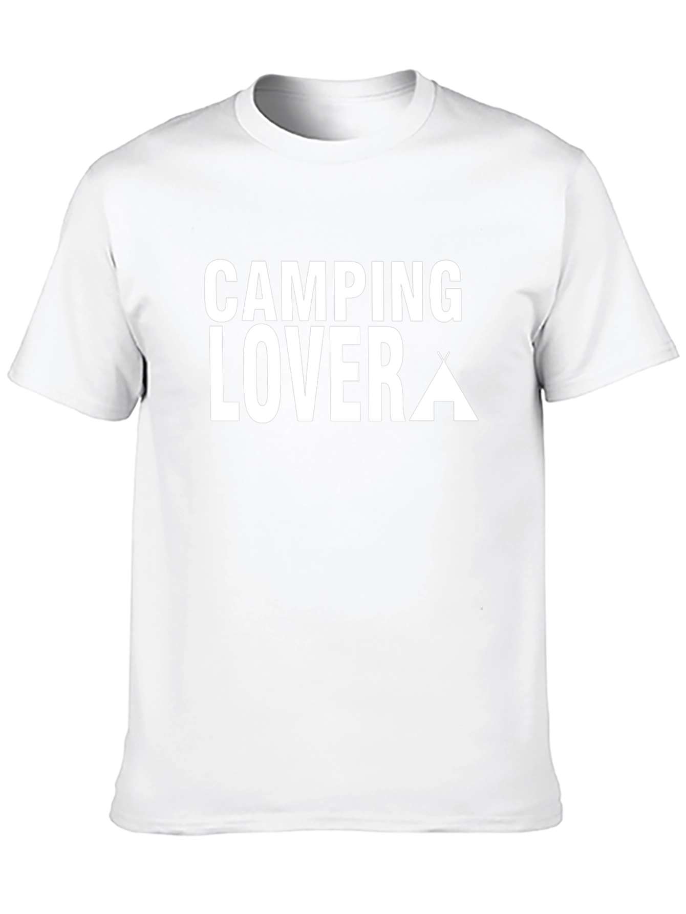 Camping Lover T-Shirt - Black Cotton Tee