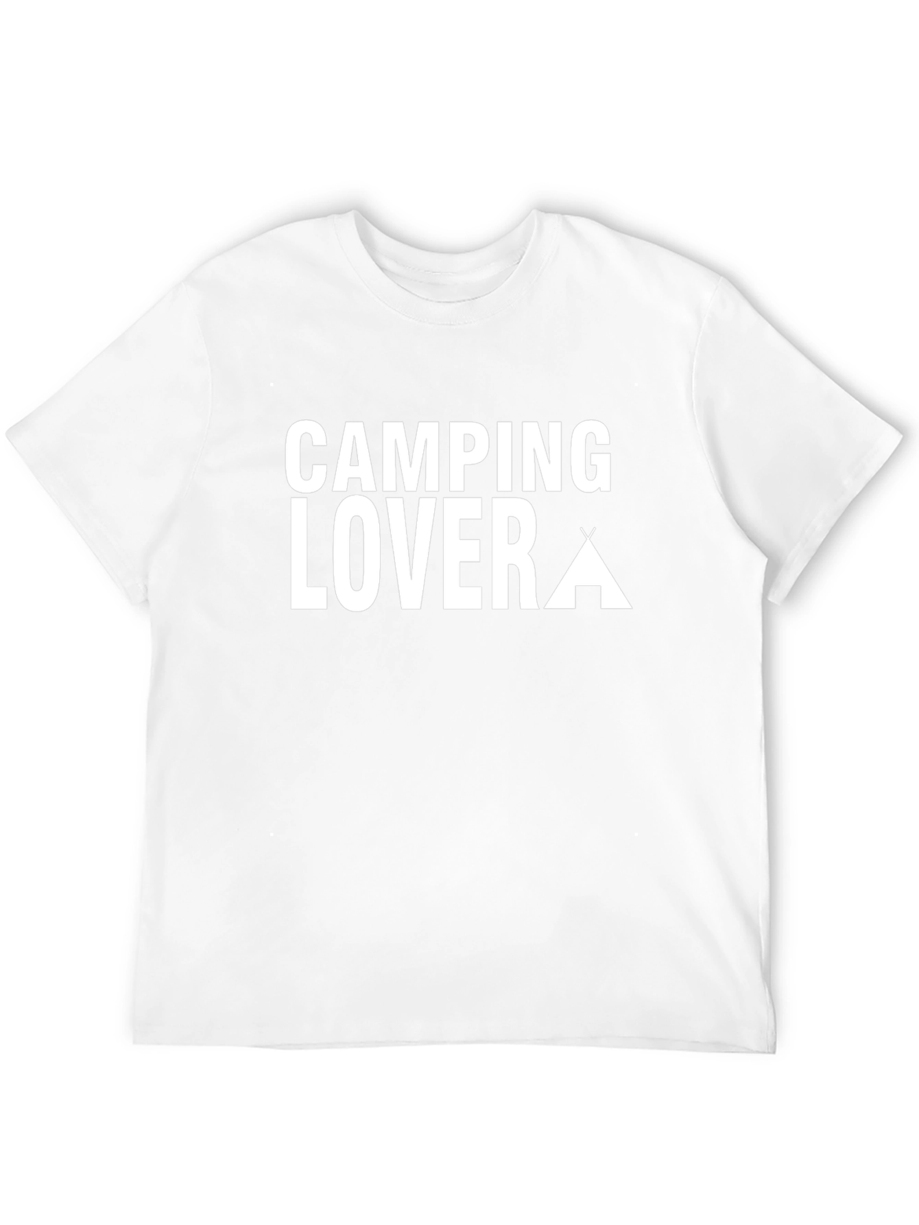 Camping Lover T-Shirt - Black Cotton Tee