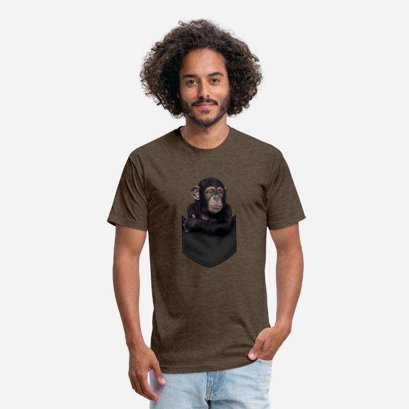 Baby Chimpanzee In Pocket Great Apes Africa