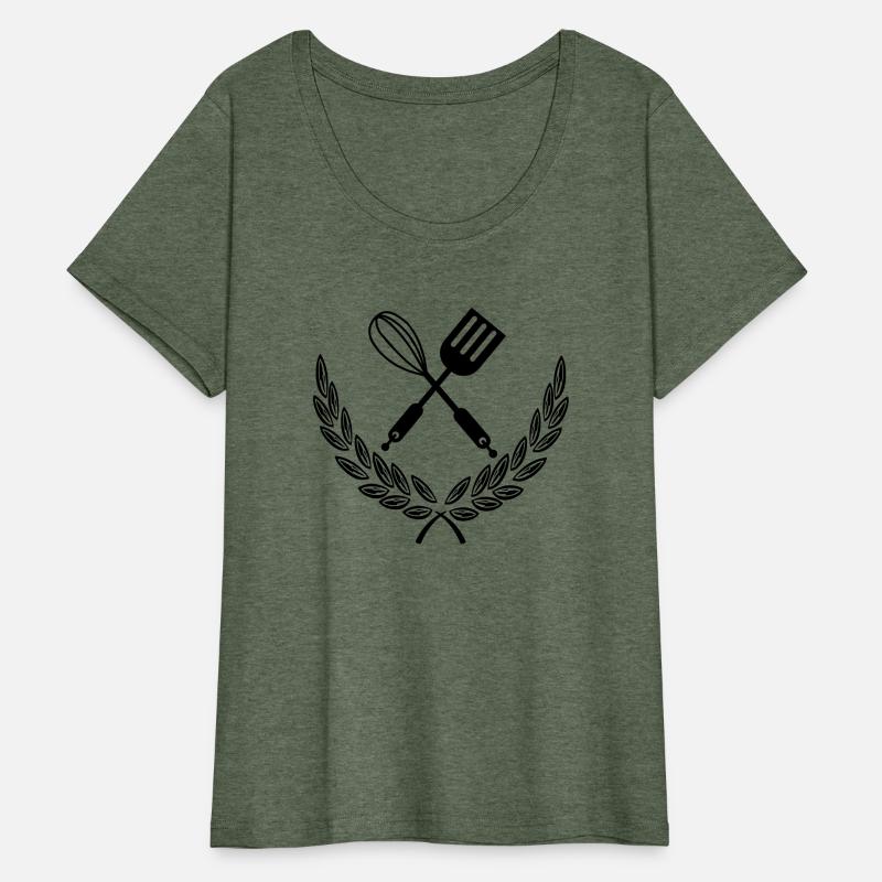Baking tools in laurel wreath chef logo