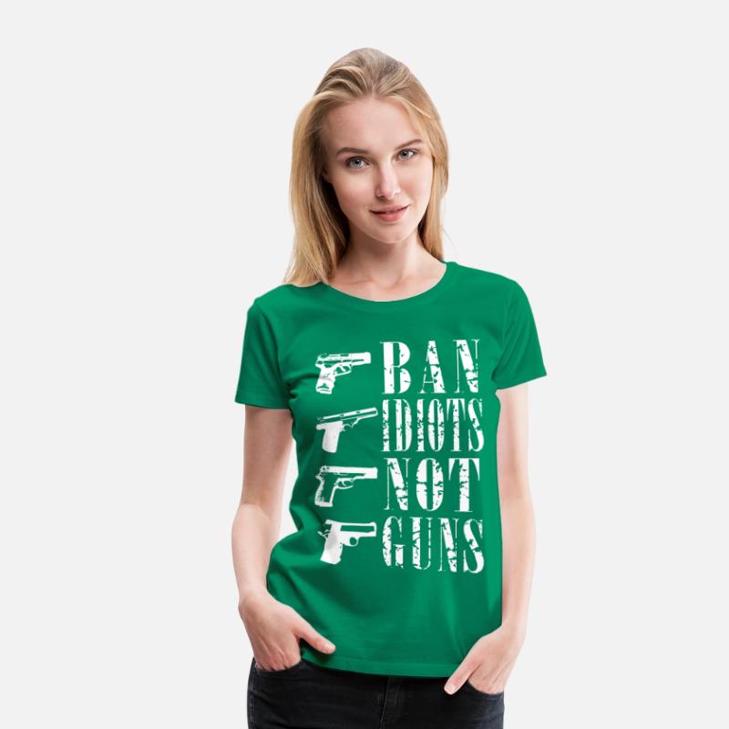 Ban idiots not guns gun rights T-shirt