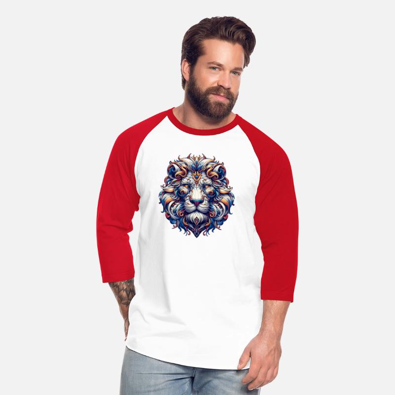 Baroque Lion Majesty: Ornate Feline Sovereign