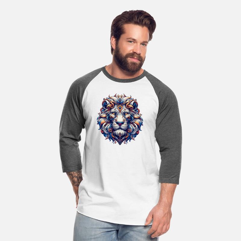 Baroque Lion Majesty: Ornate Feline Sovereign