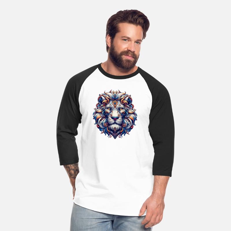 Baroque Lion Majesty: Ornate Feline Sovereign