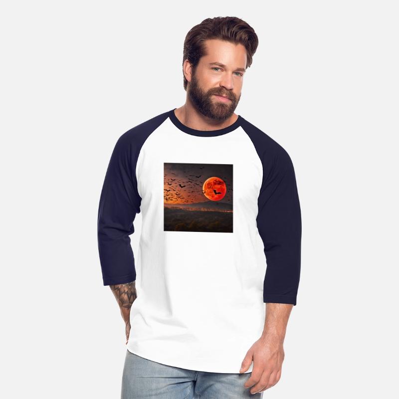 Bat Swarm blood-red moon