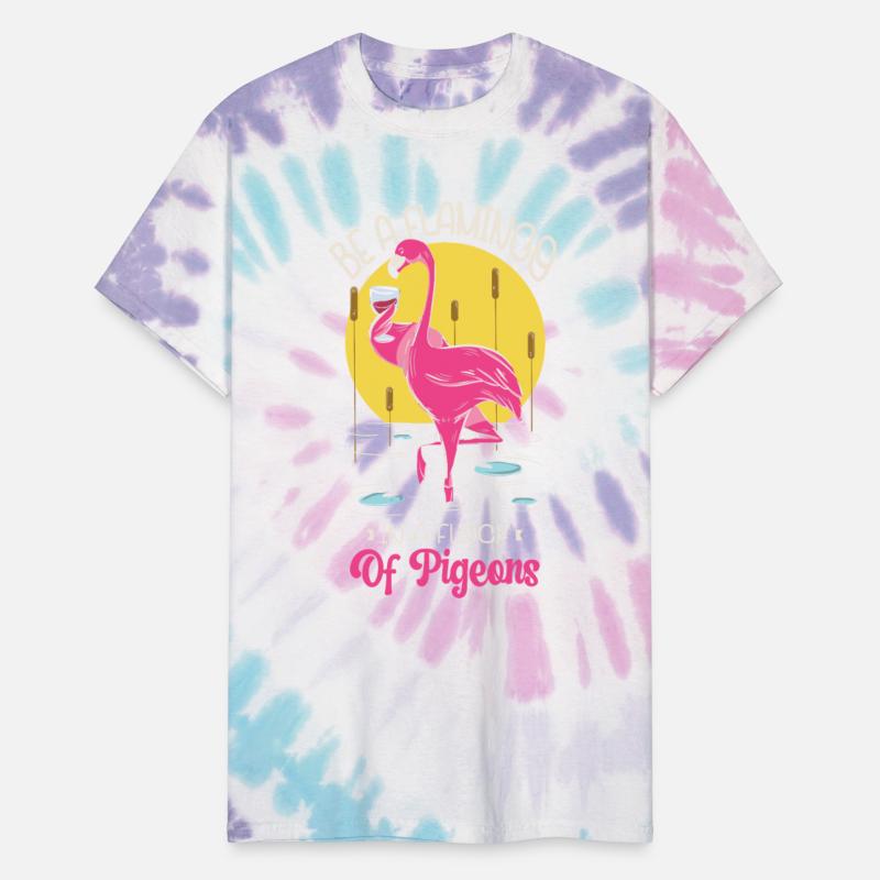 Be A Flamingo In A Flock Of Pigeons Wading Bird