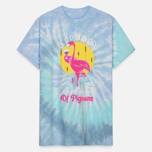 Be A Flamingo In A Flock Of Pigeons Wading Bird