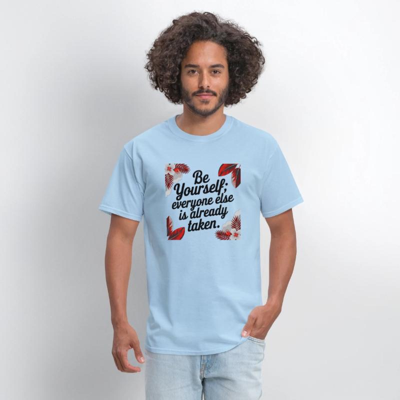 Be Yourself Quote Floral Design