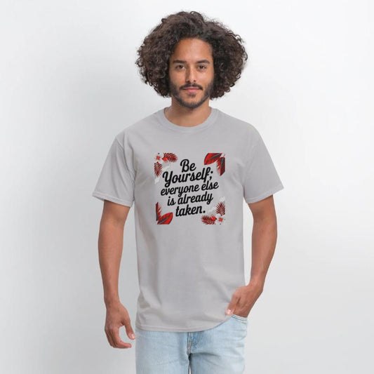 Be Yourself Quote Floral Design