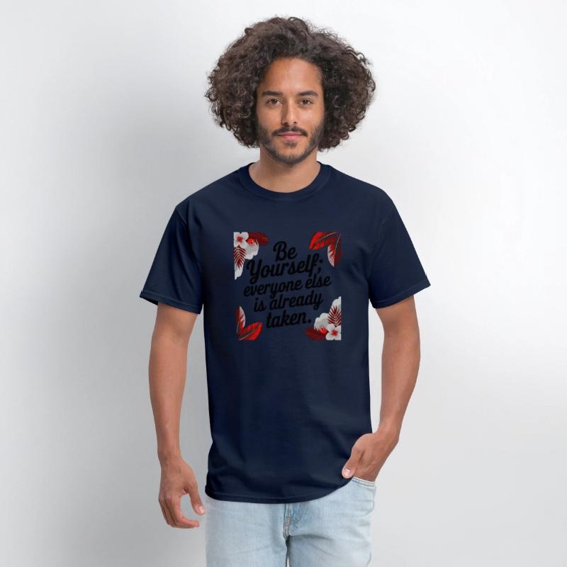 Be Yourself Quote Floral Design