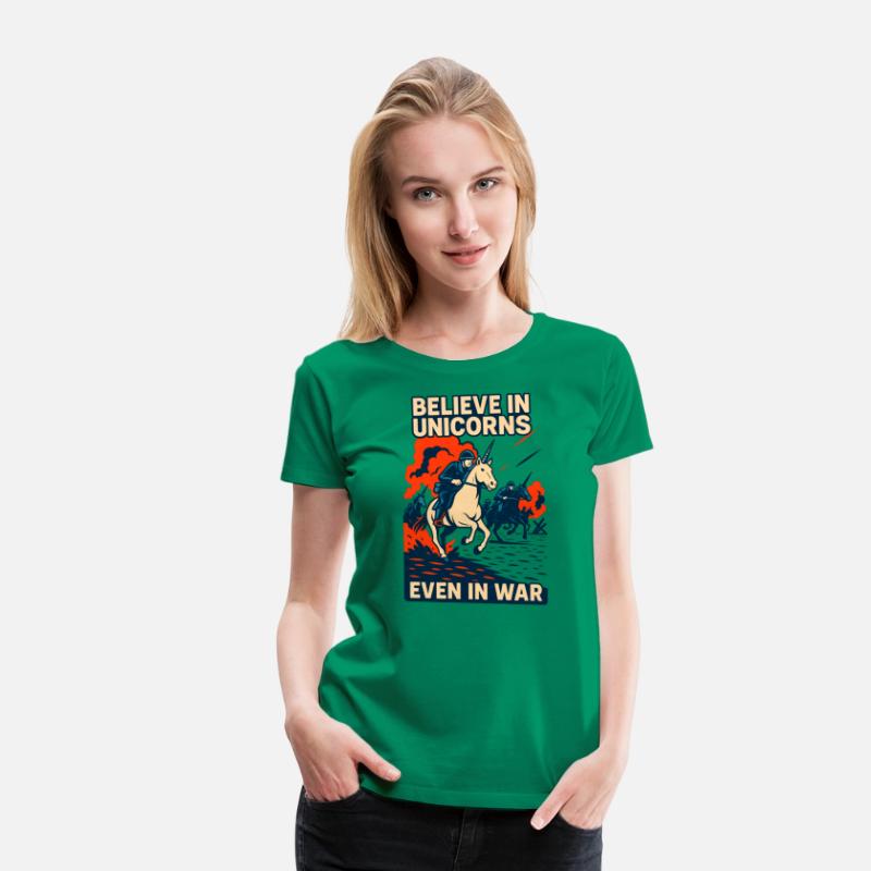 Believe in Unicorns Even in War Anti-War Satire
