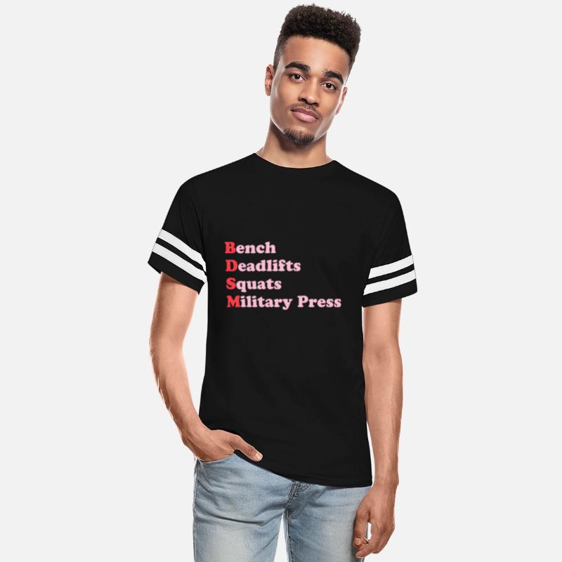 Bench Deadlifts Squats Military Press Apparel