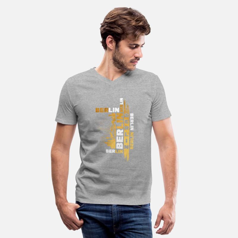 Berlin Germany German City Skyline Font Gold