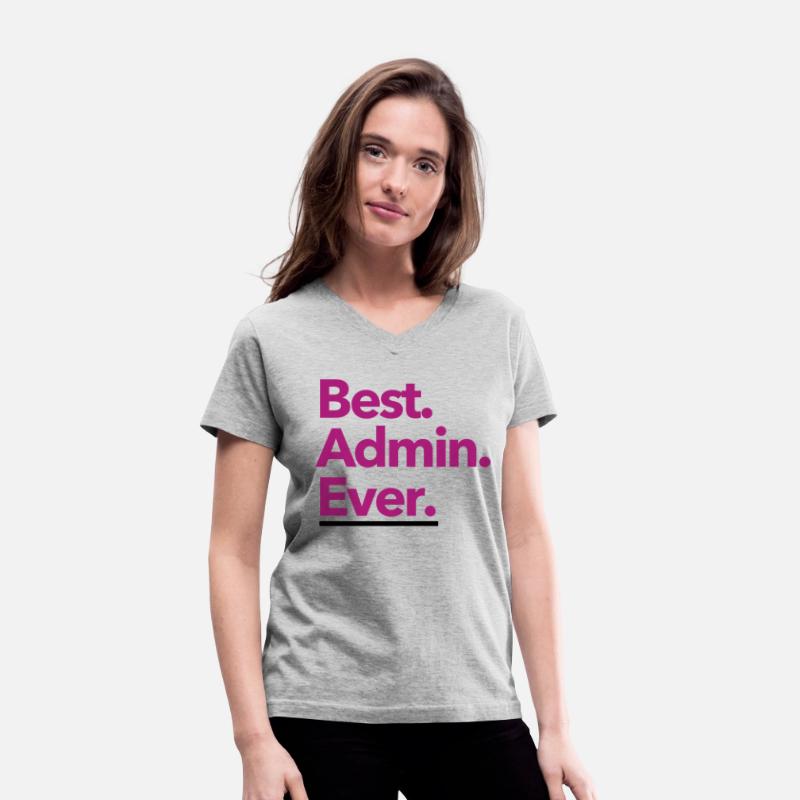 Best. Admin. Ever. - Pink on Light Background