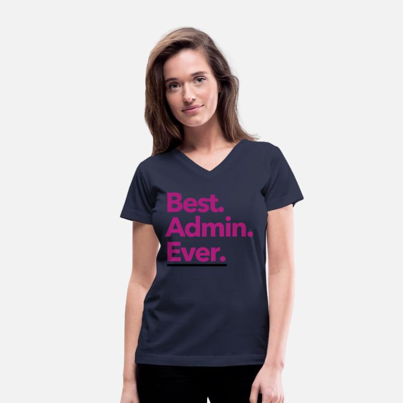 Best. Admin. Ever. - Pink on Light Background
